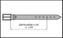 Redbridge Herren Leder Gürtel Echtleder Ledergürtel Belt Premium Breit R-3028