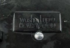 Washed Up Hollywood 1.75&Prime; Lion Fleur Heraldic Pewter Brass 065PB WUH Belt Buckle