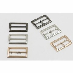 2 X Alloy Pin Buckles for Leather Belt Bag Coat Jacket Shoes 2-5cm Silver/Gold
