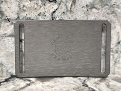 GRIP6 BELT BUCKLE – BISON / AMERICAN BUFFALO – GUNMETAL GRAY – 1.5 INCH WIDE