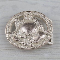 Buddha Belt Buckle Rose Mother of Pearl – Elegant Belt Buckle Women Men