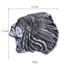 Zinc alloy belt buckle retro personalized belt buckle Western style