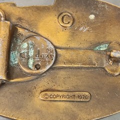1976 Dezy Denver Rocky MountainHigh Washington Belt Buckle Made In USA
