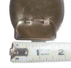 USA American Bald Eagle Belt Buckle Only Silverplate Pewter Western Patriotic