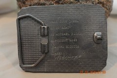 Michael Ricker 1983 Park City Queen Pewter Buckle 2351 of 3500 Signed + COA