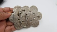 t538 Vintage Western Buffalo Nickel Coin Belt Buckle Folk Art