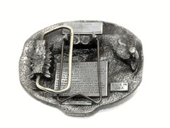 Hasco Conestoga Wagon Growing America Belt Buckle 707 of 4000 1988 Vintage USA