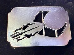 Native American Tribal Style Pattern Openwork Silver Color Belt Buckle