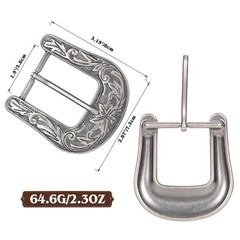 BELTROAD Western Belt Buckles for Men Women Cowboy Medium, 09-silver (Flower)