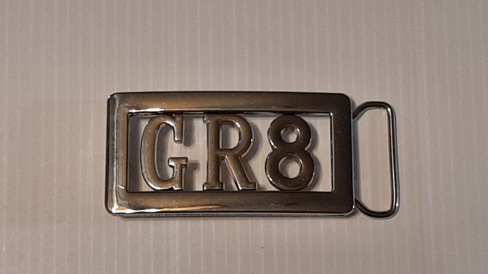 GR8 ( GREAT) CUSTOM Belt Buckle-Put ANY LETTERS &/OR NUMBERS on Buckle