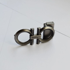 Salvatore Ferragamo Men&rsquo;s Vintage gray Gancini Belt Buckle for 3.5cm Belt