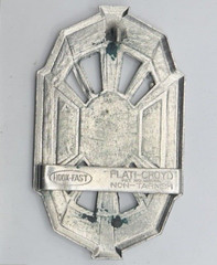 VINTAGE HOOK-FAST PERSONALIZED  »A A ACOSTA P I » BUTTERFLY BELT BUCKLE