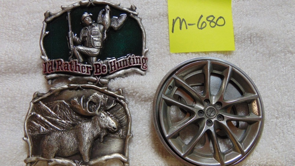 Belt Buckle Deal 3 for 1 Money Gap Eagle, Gap Moose and 2004 Hub Cap