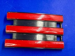 Adidas Golf 3 Stripe Red Gray Color – Trophy Award Style Sports Belt Buckle