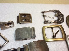 Group of belt buckles