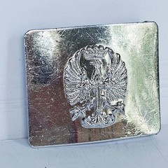 Vtg Spanish Civil War Belt Buckle Francisco Franco Eagle Crown Cross Military