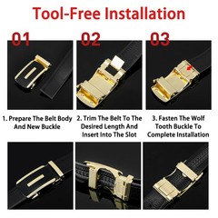 Alloy Belt Buckle Adjustable Automatic Buckle Fashion Belt Replacement Buckle