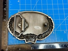 Four Aces Laurel Leaf Playing Card Casino Las Vegas Gambling Gambler Belt Buckle