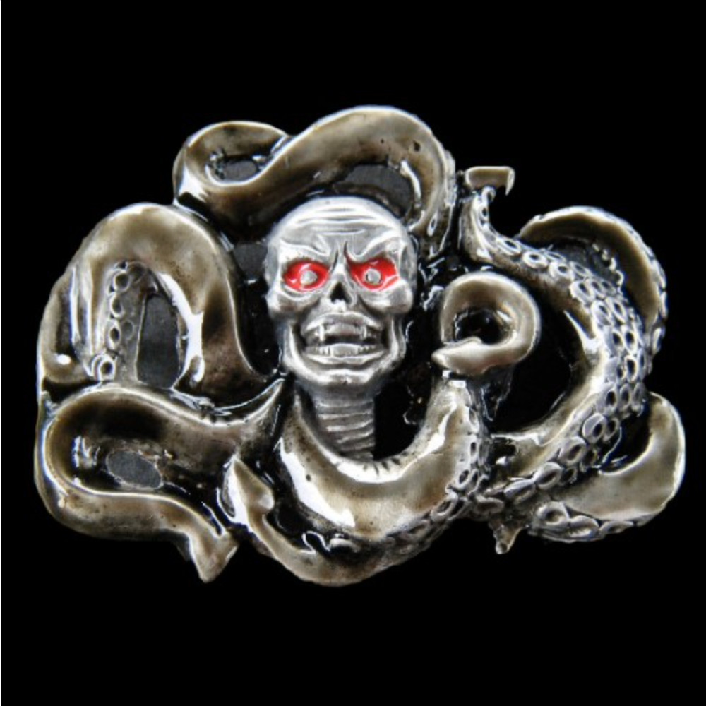 Octopus Skull Squid Sea Creature Belt Buckles Boucle De Ceinture