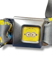 Buckle Down Despicable Me Minion Dave Face Unisex Buckle Belt Graphic Print 45&Prime;