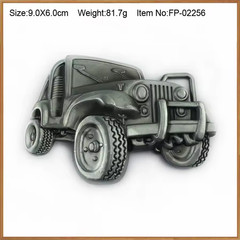 Jeep Wrangler Belt Buckle 4X4 Pewter Trucker Biker Two Door Offroad