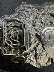 Famous Stars & Straps Triple Rose Belt Buckle Travis Barker Y2K Blink-182