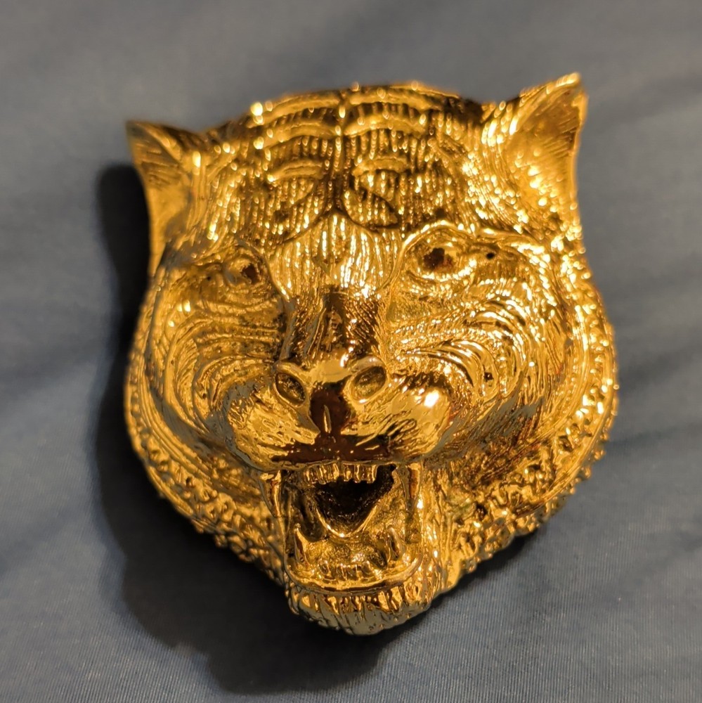 tiger belt buckle