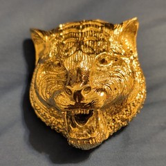 tiger belt buckle