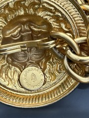 Andrew Spingarn Belt/necklace lion head RARE Wow