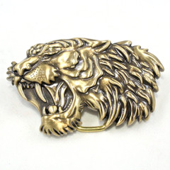 Solid Brass Tiger Belt Buckles Tongue Pin Belt Buckle Fits For 1.5 INCHES Belt/