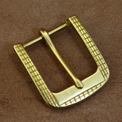 1.5&Prime; (38mm) Heavy Duty Brass Single Prong Square Belt Buckle Replacement