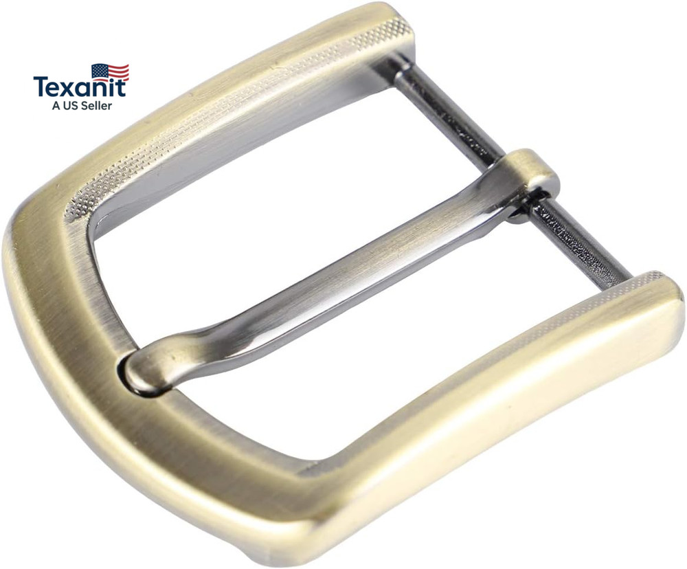 1.5 Inches (38-40 Mm) Belt Buckle Single Prong Square Replacement Buckle for Men