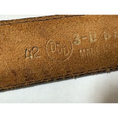 Belt 3-D DDD Belt 42 Brown Embossed Leather Tooled Western Cowhide Silver Buckle
