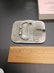 Yellowstone National Park 125th Anniversary Ltd. Edition Hamilton Stores Pewter