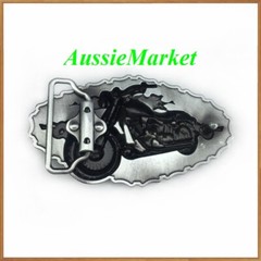 1 x belt buckle mens ladies motorbike motorcycle bikie biker motor bike chain
