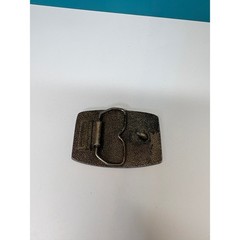 Yanmar Tractor Belt Buckle Vintage Spec Cast Inc Rockford IL Pewter Tone