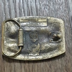 Vtg Belt Buckle The First PCA Loan 1933 50th Anniversary 3D Relief