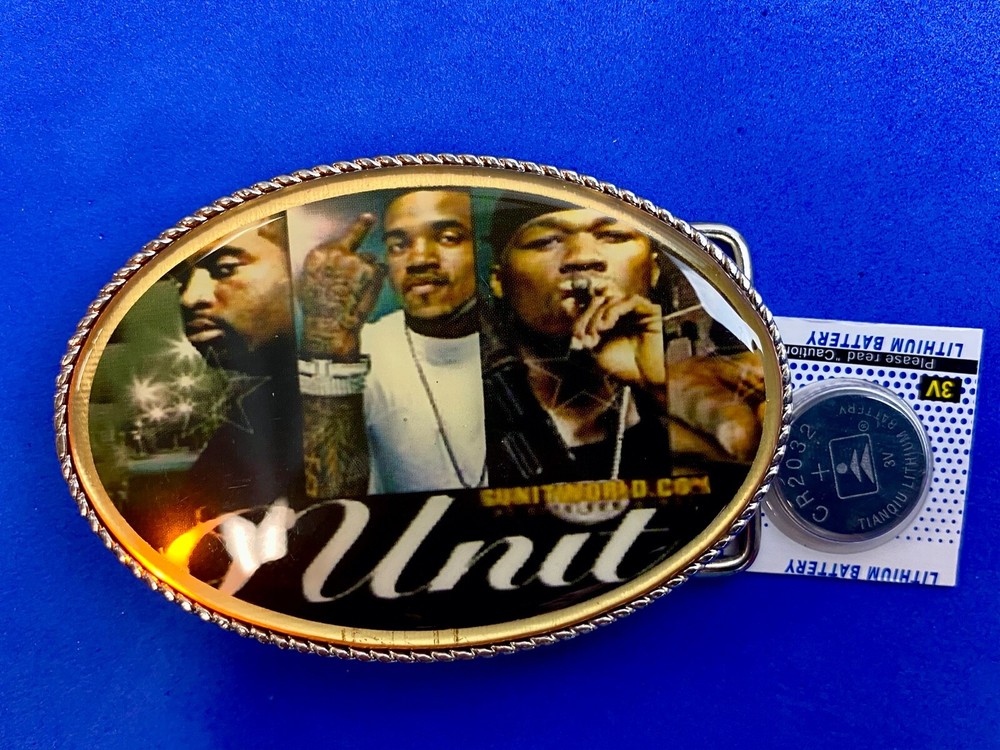 G-Unit Rapper Music Belt Buckle Attention Grabbing Led Lights! W/ Fresh Battery