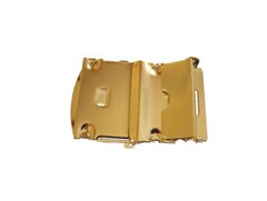 U.S MILITARY STYLE BRASS ROLLER BELT BUCKLE 1.25&Prime; WIDE FOR TROUSER WEB BELT