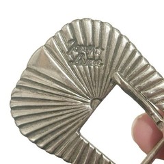 Tony Lama Boots Silver Tone Belt Buckle Cowboy Western Country Navajo West Texas