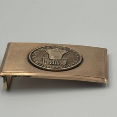 Vintage Liberty Bell Bicentennial 1776-1976 Brass Tone Belt Buckle Americana