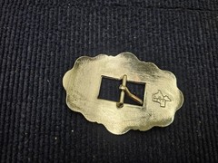 (QTY 5) TexHas Copper Buckle Western Sunset Copper Buckle 3/4&Prime; Belle&rsquo;s