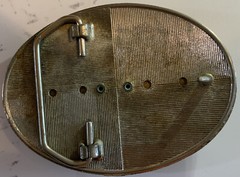 Western Belt Buckle With A Center Stone