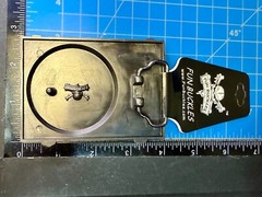 DJ ROCK STAR Turntable Music Record Player Musicians Music Lovers Belt Buckle