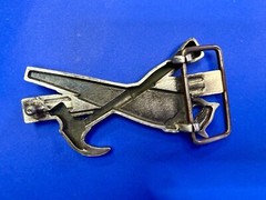 Tools Hammer Saw Meter Stick Carpenters Contractor&rsquo;s Figural Cutout Belt Buckle