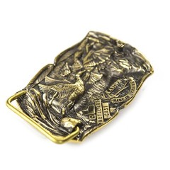 Belt buckle « Duck hunting », Trophy belt buckle, Hunter belt buckle