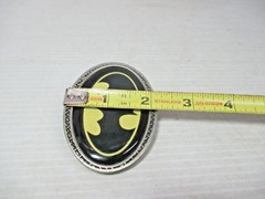 PEWTER BELT BUCKLE – BATMAN Logo Great American Products USA 2000 BKL100