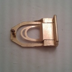 Metal Belt Buckle slide tooth grip for Narrow Cloth Fabric Belt