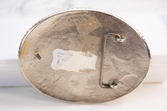 Vtg 1980 RMQHA Top Ten Trophy Belt Buckle Rocky Mountain Quarter Horse Colorado
