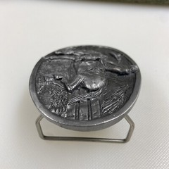 Numbered Western Rodeo Belt Buckle Bucking Horse & Cowboy for 1 3/4&Prime; Belt Max.